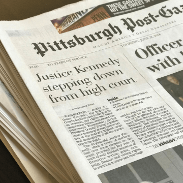 A modern newspaper